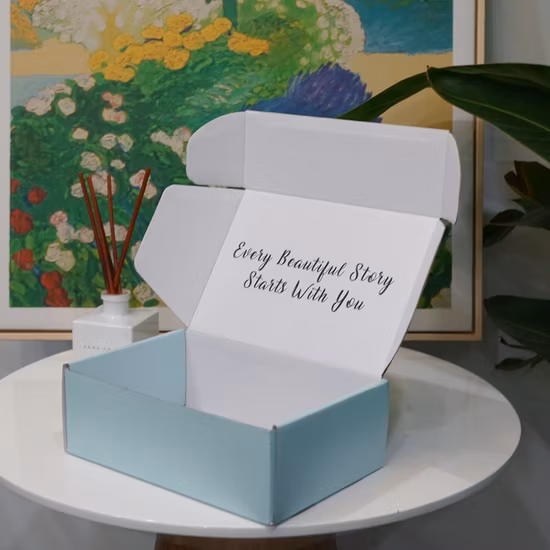 주문을 받아서 만들어진 호화스러운 정력 측 골판지 종이 선물 상자